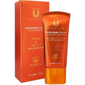 کرم ضد آفتاب spf ۳۰ لاکچری کوین