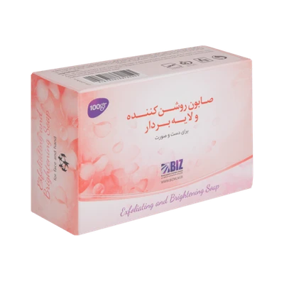 صابون روشن کننده و لایه بردار بیز